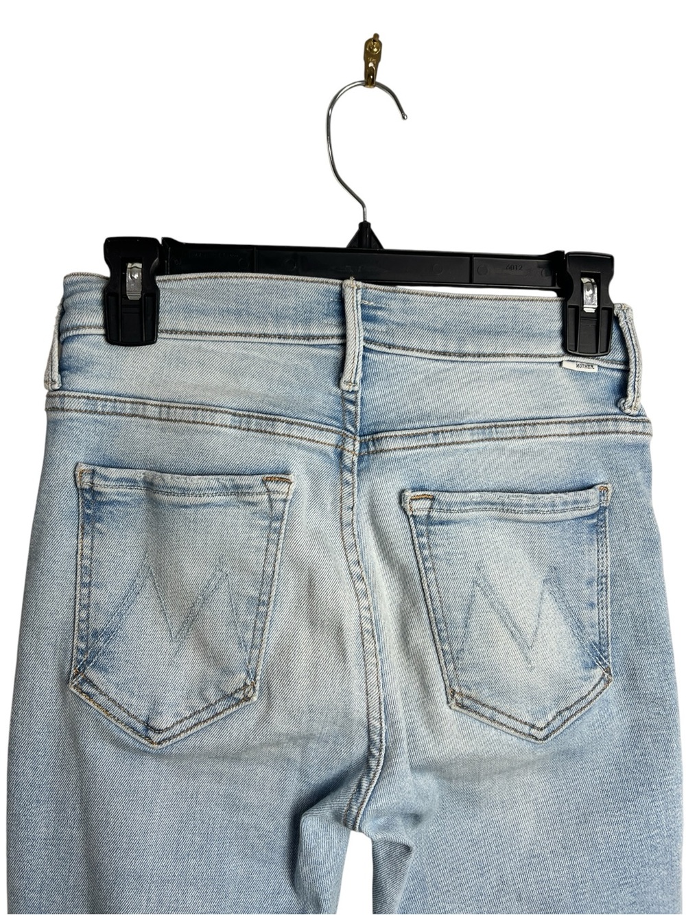 Mother The Insider Crop Step Fray Jeans in Wash Limited Edition Size 26 - Picture 7 of 11